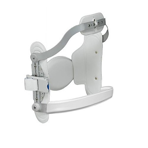Hyperextension TLSO With Swivel Sternal Pad, Pelvic Bar & Quick Release Closure, Adjustable Uprights