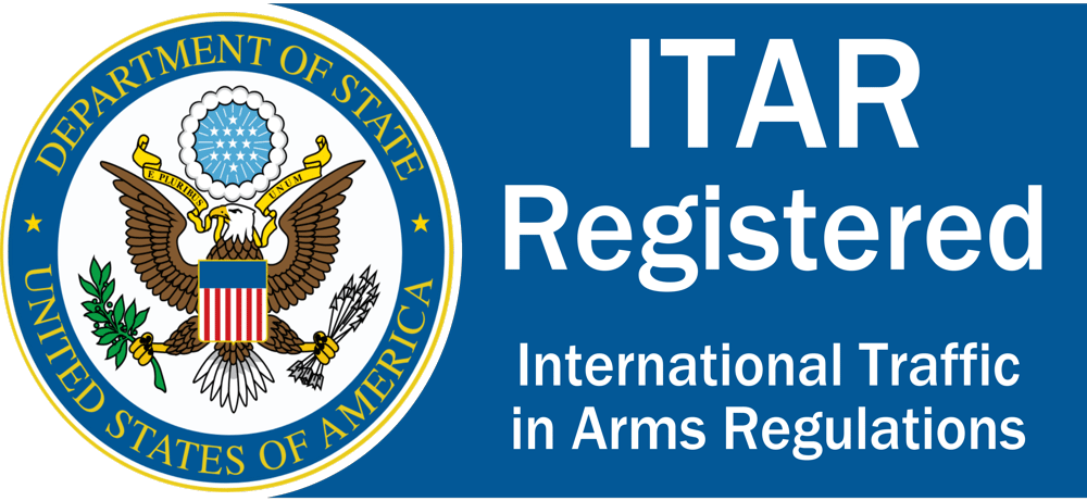 ITAR Registered - International Traffic in Arms Regulations